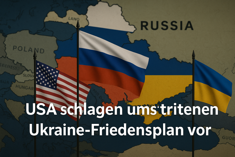 USA schlagen umstrittenen Ukraine-Friedensplan vor