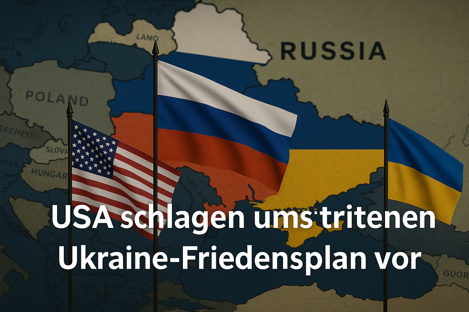 USA schlagen umstrittenen Ukraine-Friedensplan vor